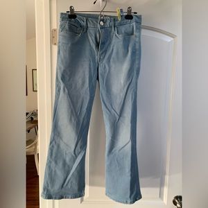 Frame le crop mini boot jeans